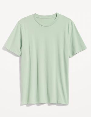 Soft-Washed Crew-Neck T-Shirt for Men green