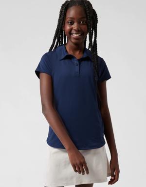Athleta Girl School Day Polo blue