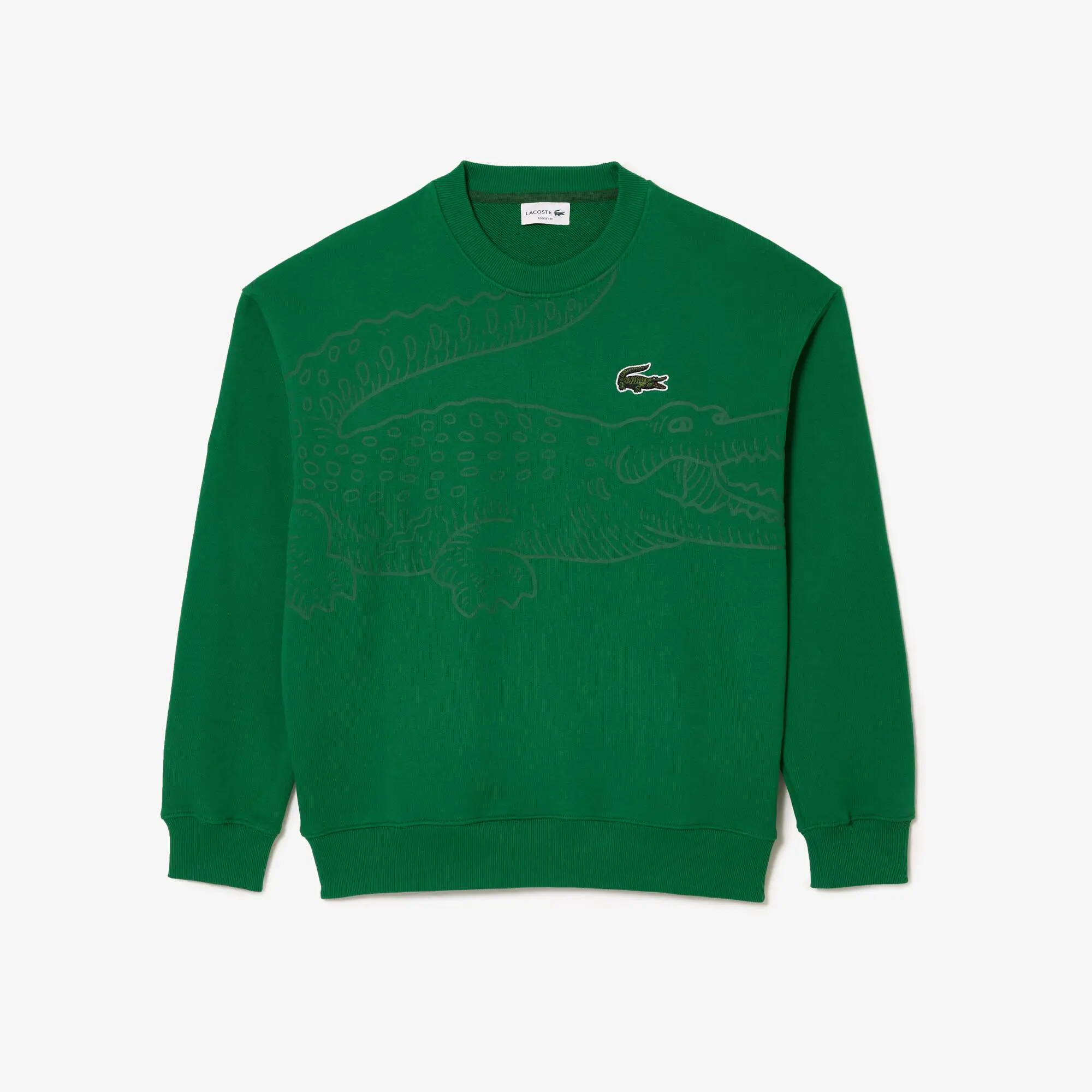 Lacoste Sweatshirt Jogger com estampado de crocodilo loose fit com decote redondo Lacoste para homem. 2