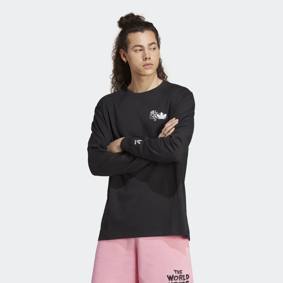 Adidas Hack the Elite Graphic Long Sleeve Tee. 2