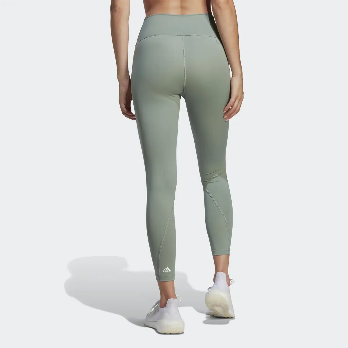 Adidas Optime Train Icons 3-Stripes 7/8 Leggings. 2