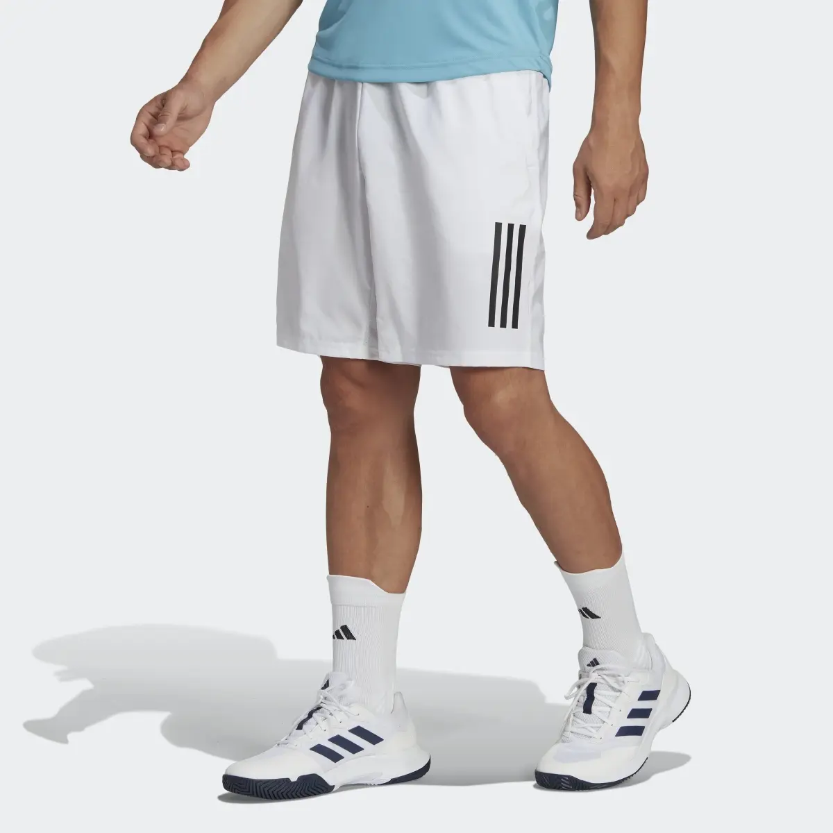 Adidas Club 3-Stripes Tennis Shorts. 1