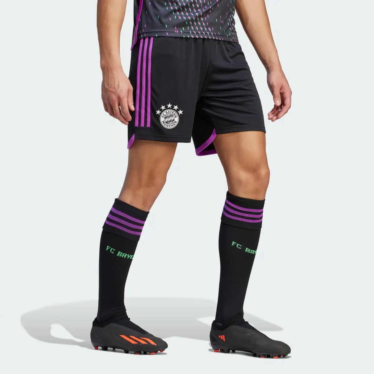 Adidas FC Bayern 23/24 Away Shorts. 1