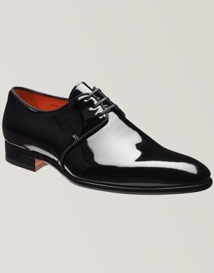 Patent Leather Lace Up Derby