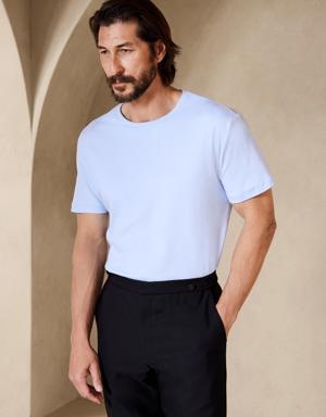 Banana Republic Luxury Touch T-Shirt blue