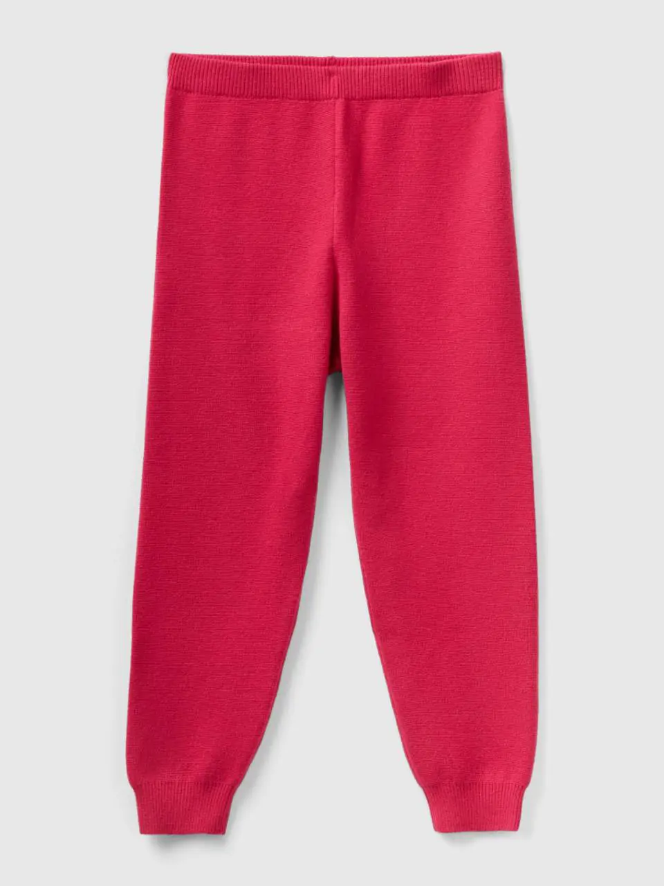 Benetton knit trousers with drawstring. 1