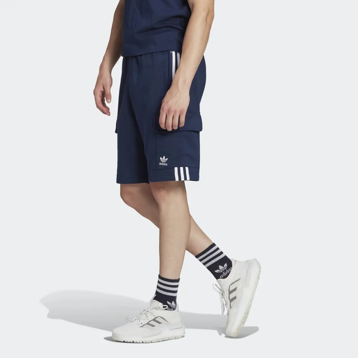 Adidas Adicolor Classics 3-Stripes Cargo Shorts. 1