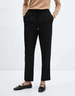 Flowy jogger trousers