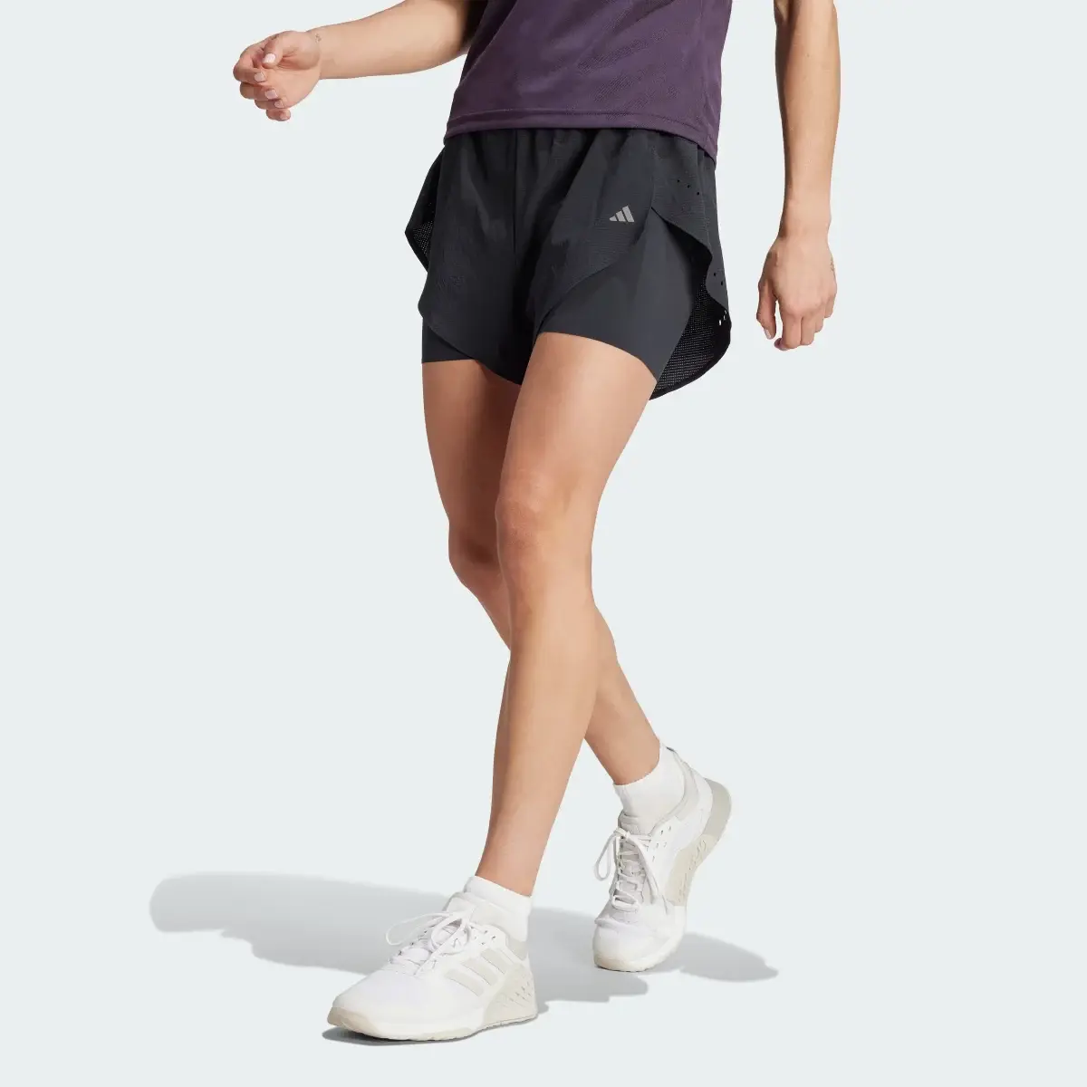 Adidas Shorts Designed For Training HEAT.RDY HIIT 2 en 1. 1