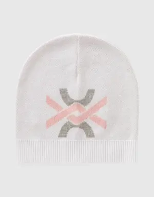 100% cotton cap with logo