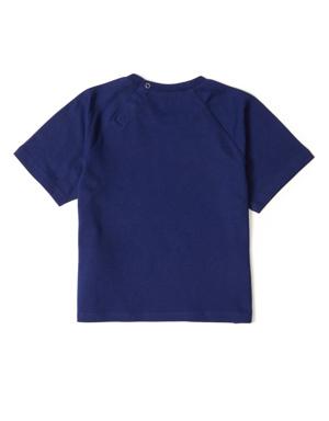 Mavi Logo Baskılı Erkek Bebek T-shirt