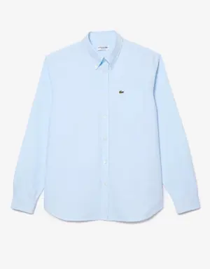Camisa Oxford regular fit de algodón