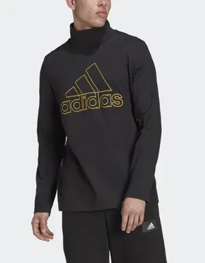 Adidas Future Icons Embroidered Badge of Sport Long-Sleeve Top