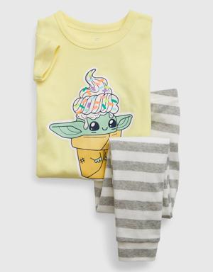 babyGap &#124 Star Wars&#153 100% Organic Cotton Grogu&#153 PJ Set yellow