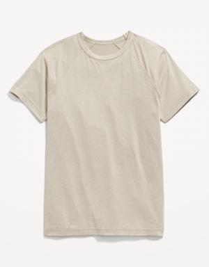 Old Navy Cloud 94 Soft Go-Dry Cool Performance T-Shirt for Boys beige
