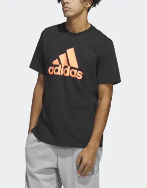 Adidas Logo Pen Fill - Sportswear Graphic Tee