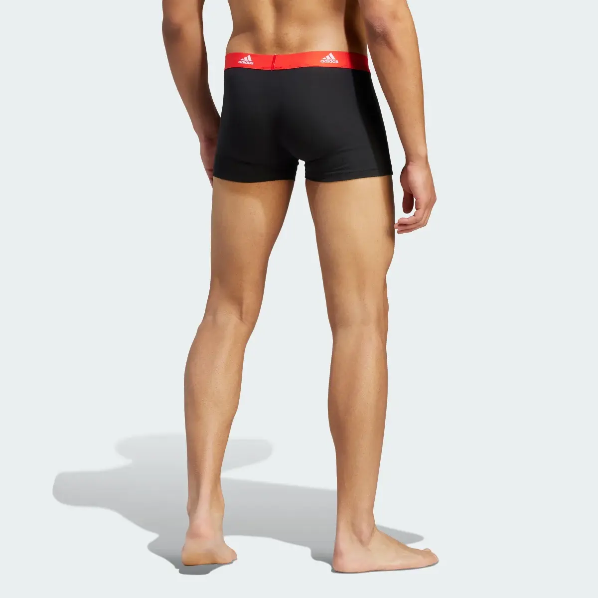 Adidas Active Flex Cotton Trunk Underwear (3 Pack). 2