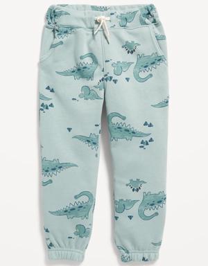 Unisex Cinched-Hem Sweatpants for Toddlers blue