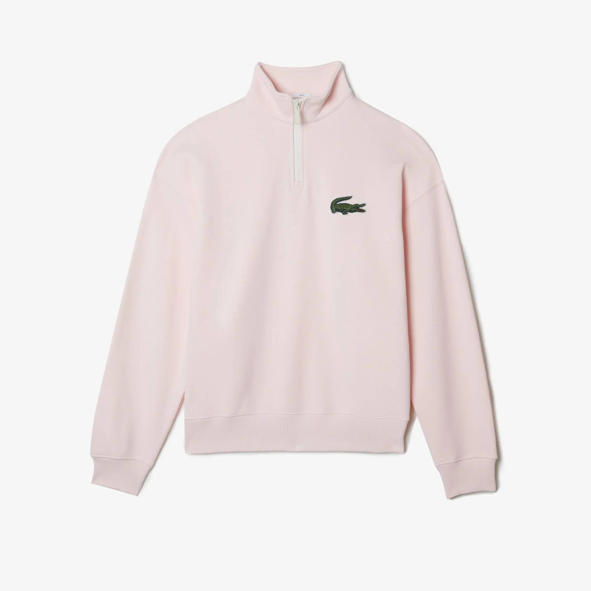 Lacoste Sweatshirt Jogger unisexe col montant zippé en coton biologique. 2