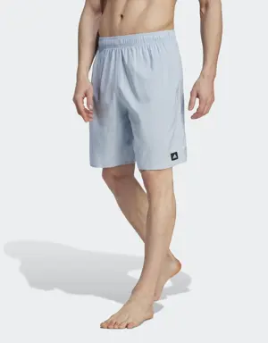 Adidas Solid CLX Classic-Length Swim Shorts