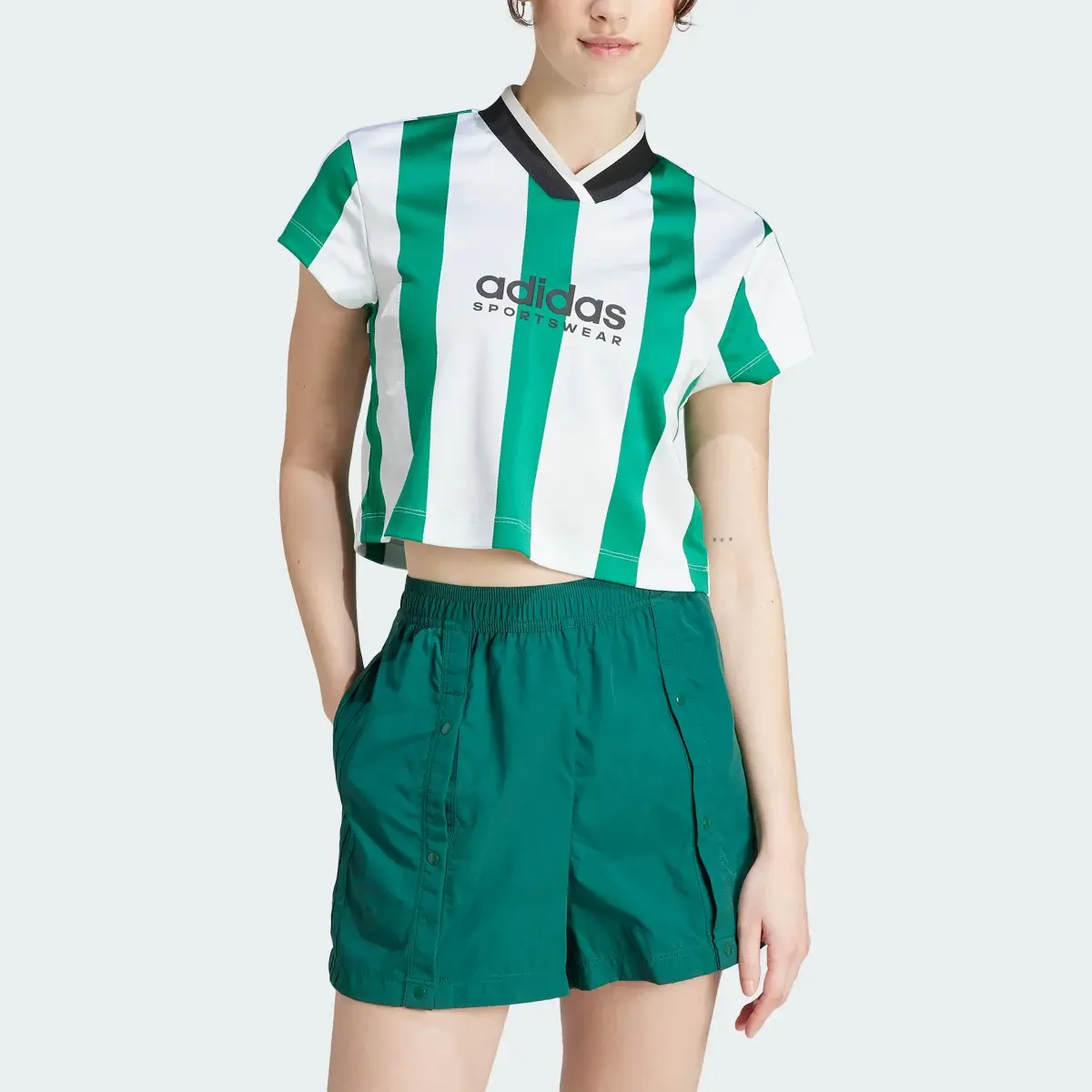 Adidas Camiseta corta Tiro Colorblock. 1