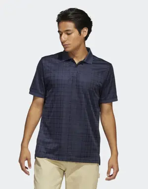 Adicross Plaid Golf Polo Shirt