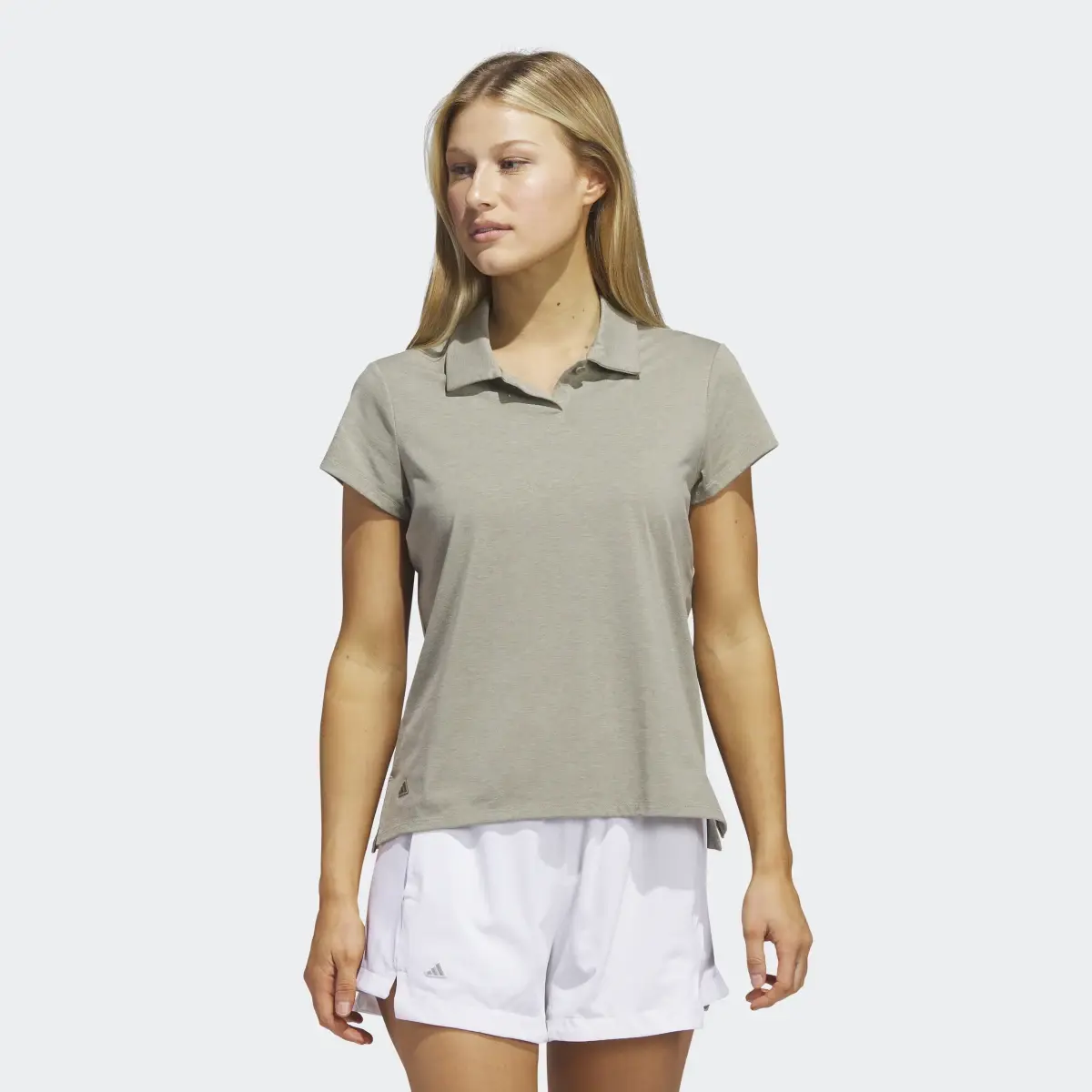 Adidas Go-To Heathered Polo Shirt. 2