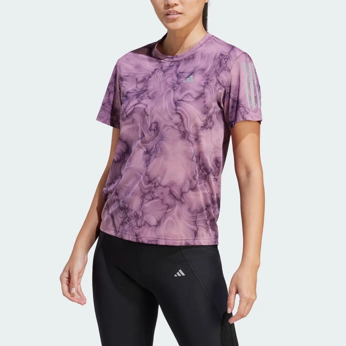 Adidas Playera Own the Run Estampada. 1