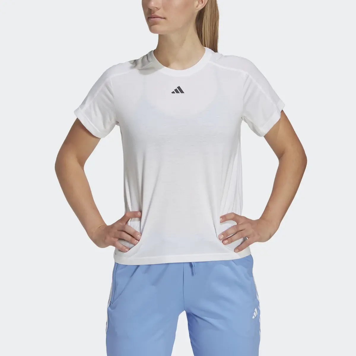 Adidas AEROREADY Train Essentials Minimal Branding T-Shirt. 1