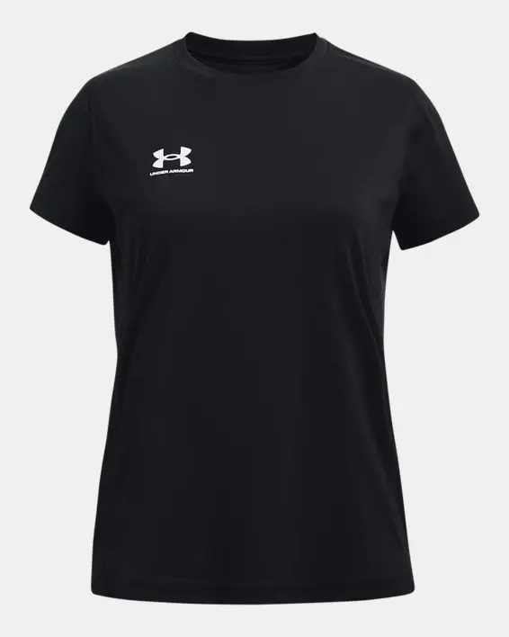 Under Armour Girls' UA Challenger Training Short Sleeve. 1