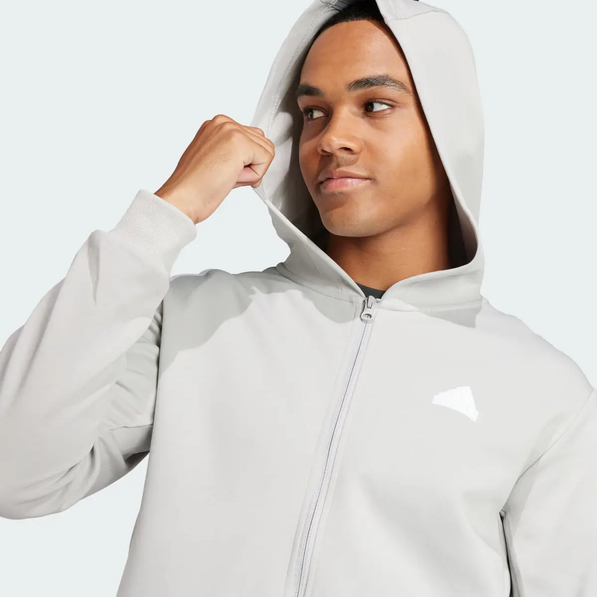 Adidas Veste à capuche entièrement zippée 3 bandes Future Icons. 3