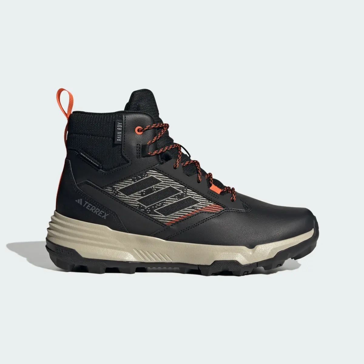 Adidas Unity Leather Mid RAIN.RDY Hiking Shoes. 2