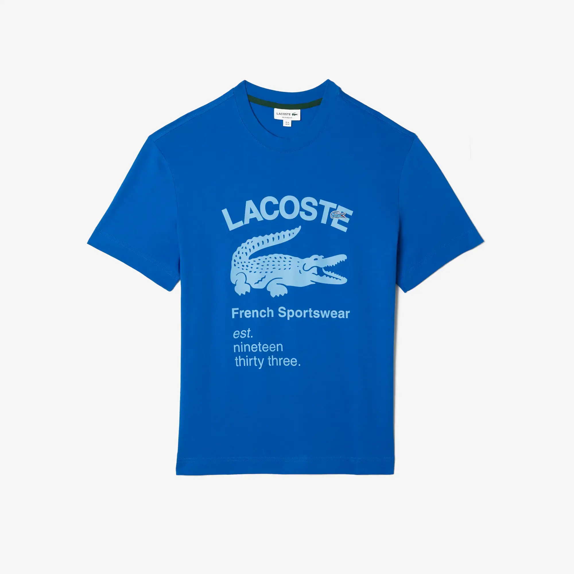 Lacoste Playera con Cocodrilo Lacoste Corte Relajado para Hombre. 2