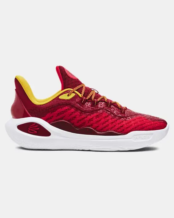 Under Armour Unisex Curry 11 Bruce Lee 'Fire' Basketball Shoes. 1