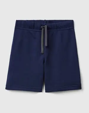 bermudas in 100% organic cotton sweat