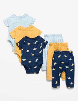 Unisex Bodysuits & Pants Stock-Up 6-Pack for Baby multi