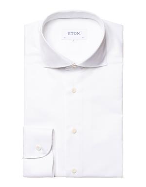 Contemporary Fit Cotton-Linen Shirt