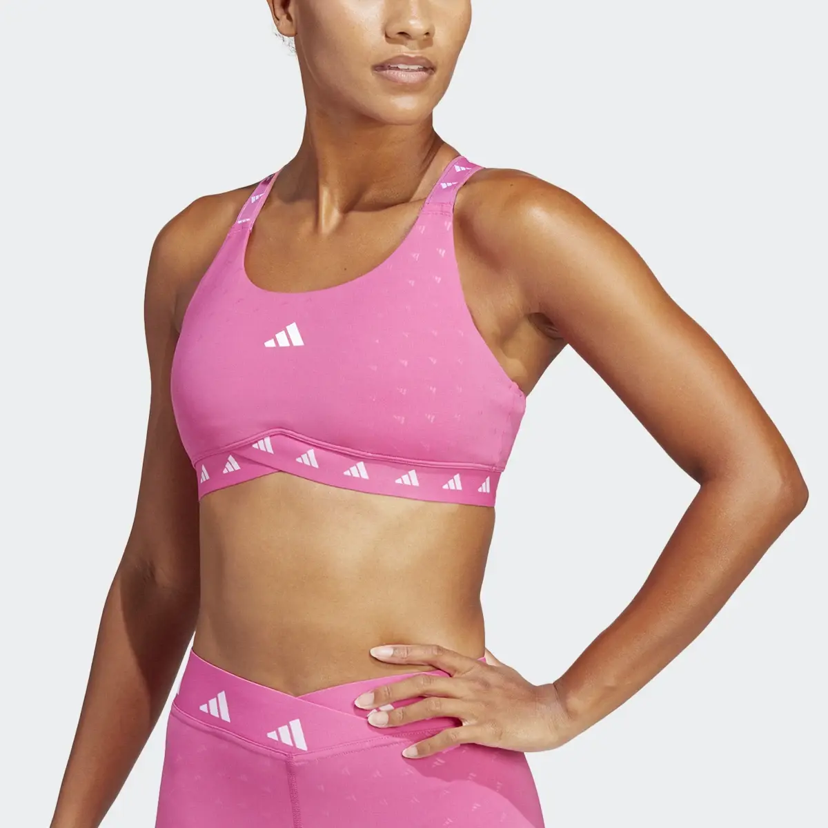 Adidas Brassière PowerImpact Luxe Training Maintien moyen. 1