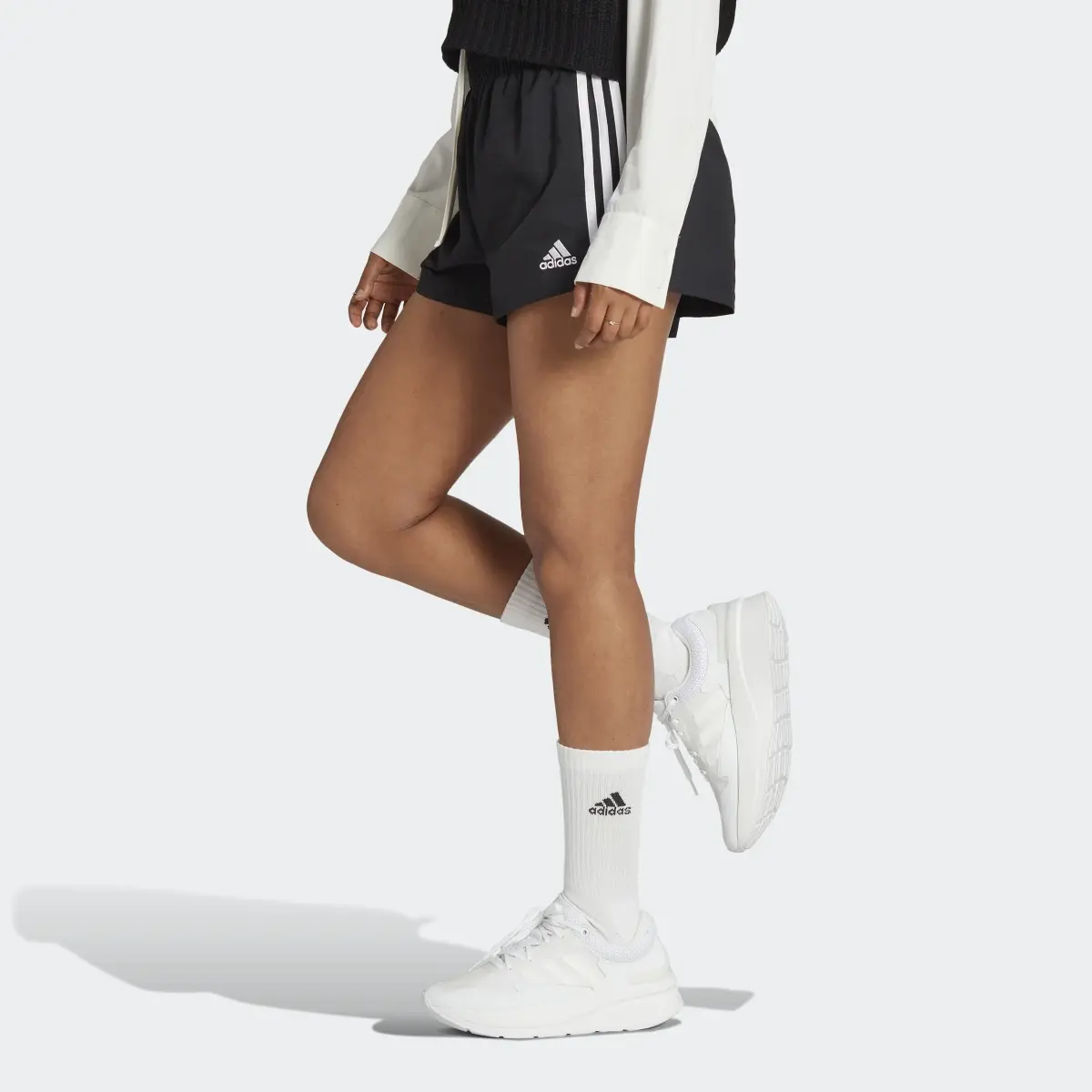 Adidas Essentials 3-Stripes Woven Shorts. 1