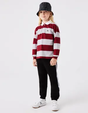 Boys' Lacoste Striped Piqué Polo Shirt
