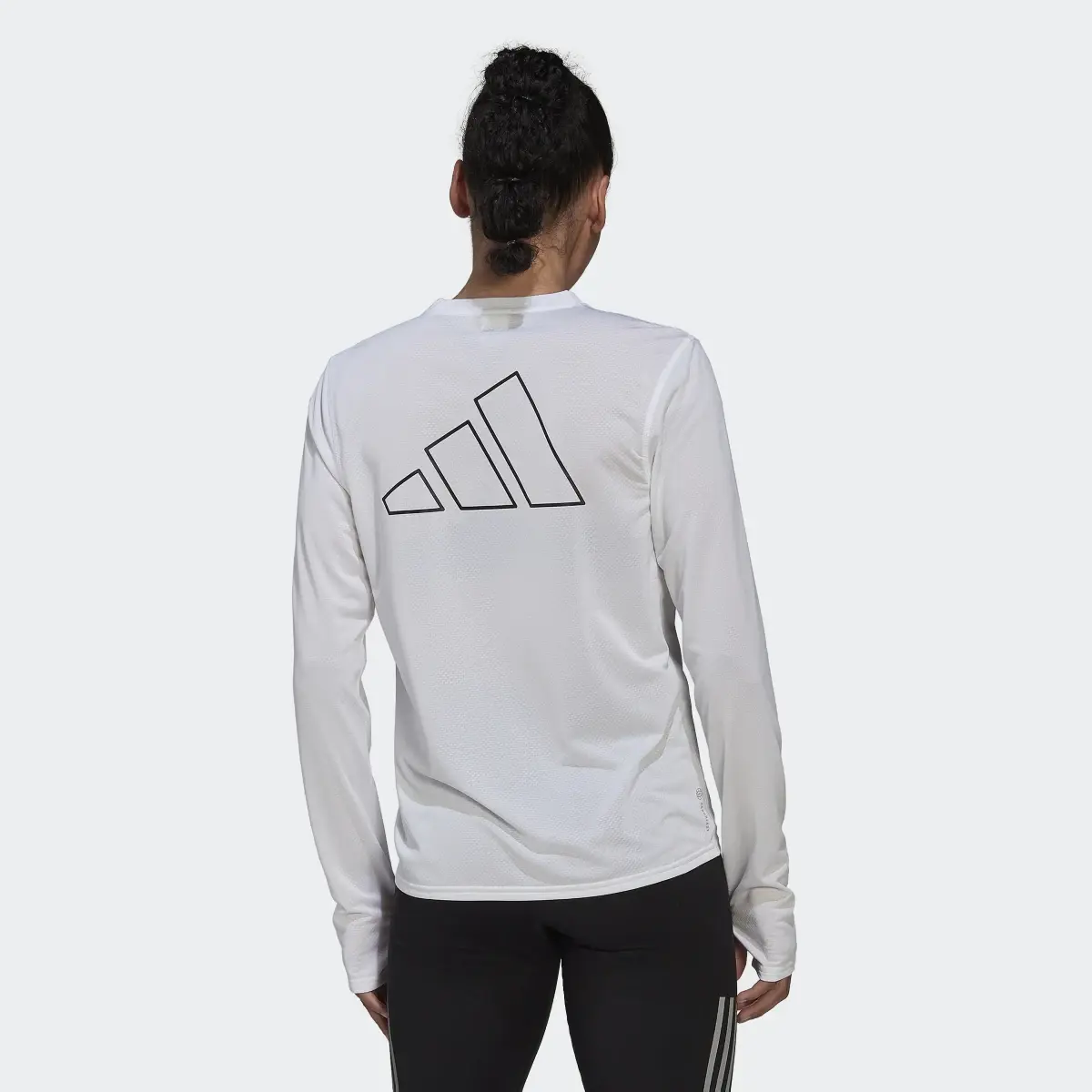 Adidas T-shirt Run Icons Running Long Sleeve. 3