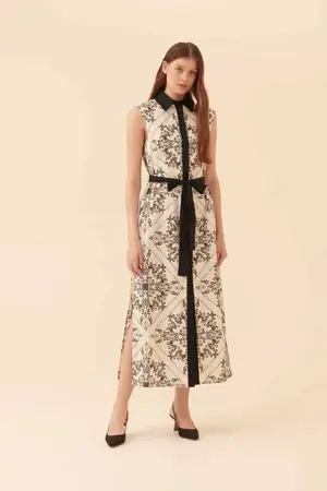 Roman Kawaii Printed Long Dress. 1