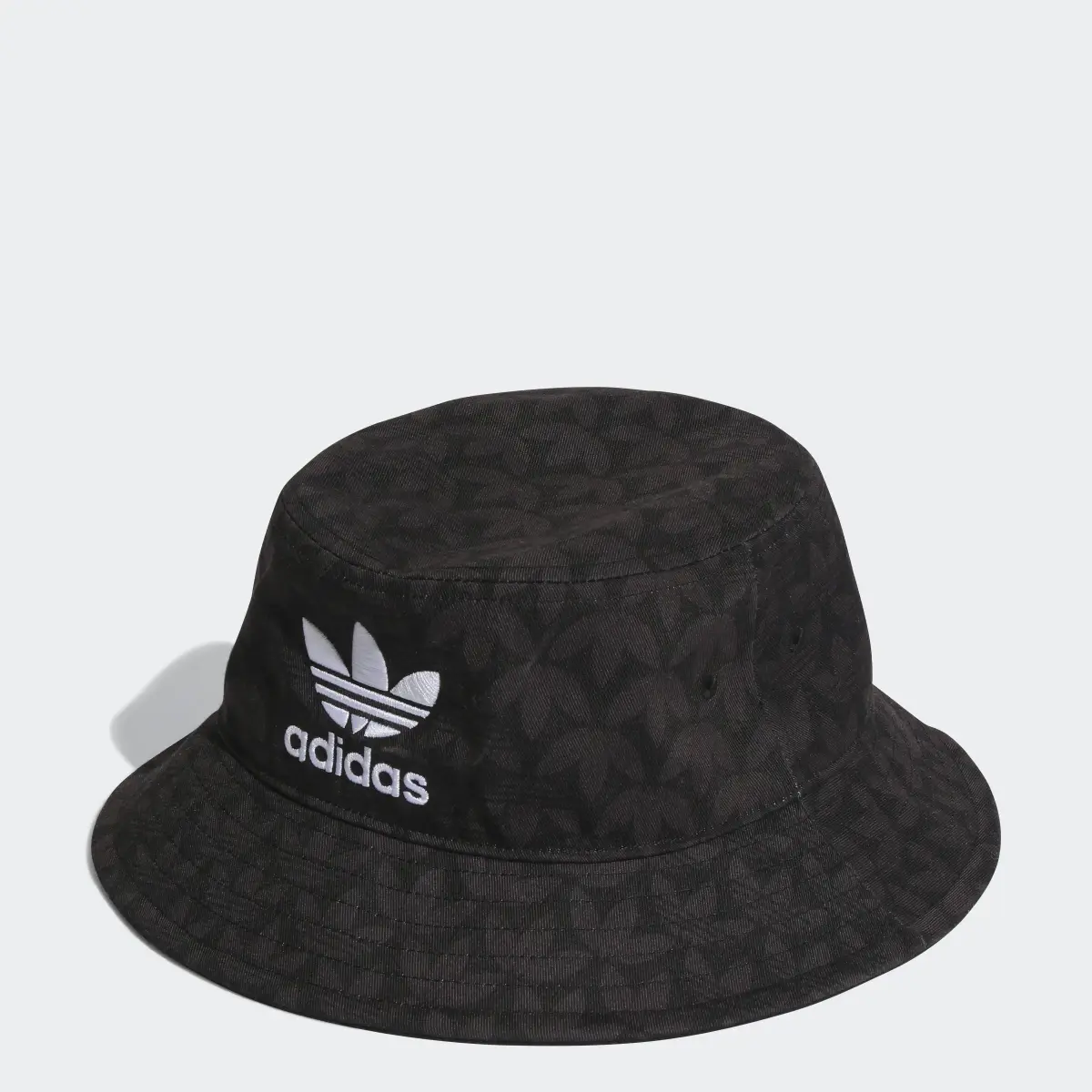 Adidas Monogram Print Bucket Hat. 1