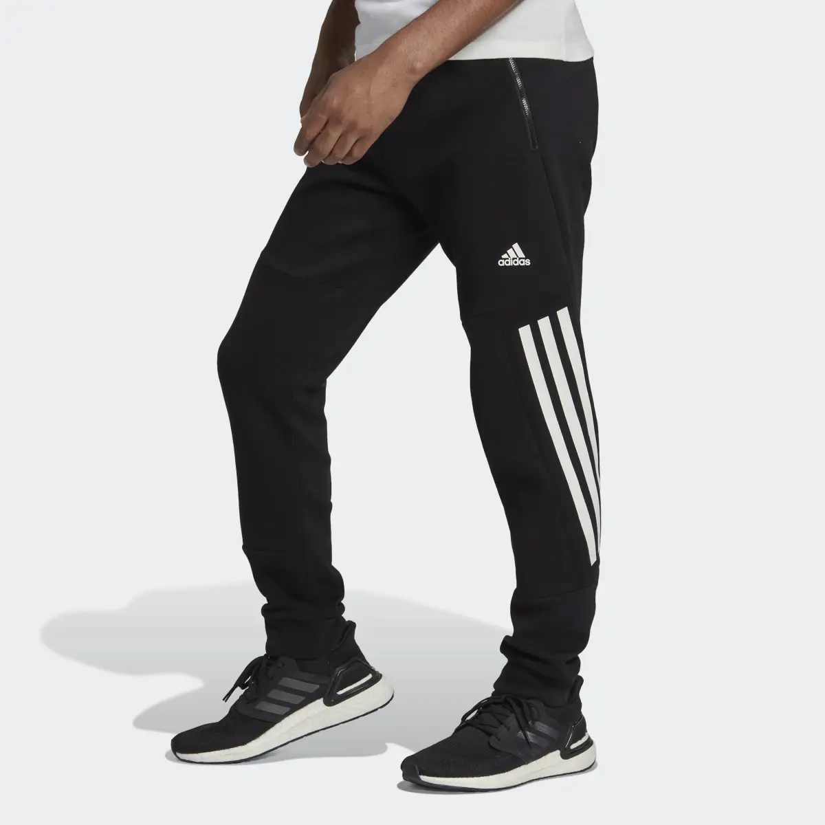 Adidas Future Icons 3-Stripes Tracksuit Bottoms. 2