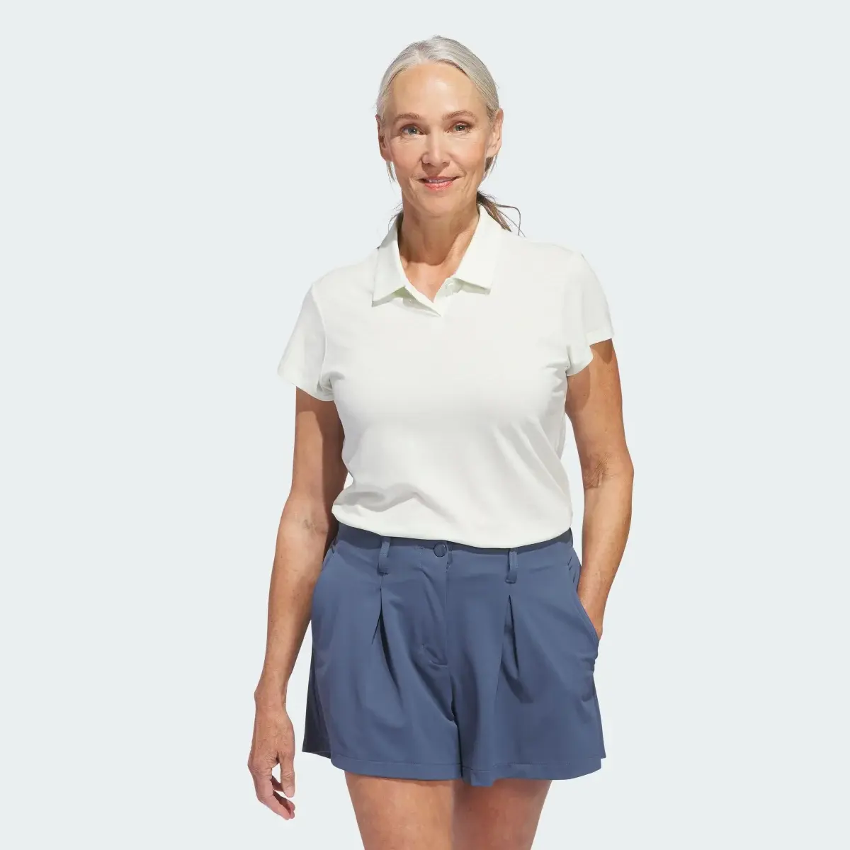 Adidas Go-To Heathered Polo Shirt. 2