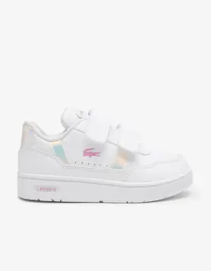 Infants' T-Clip Synthetic Popped Heel Trainers