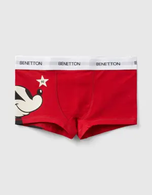 red boxers with mickey mouse print