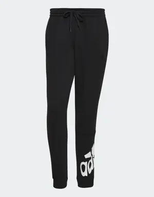 Adidas Essentials Fleece Tapered Cuff Logo Pants