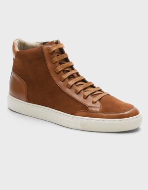 Dext Suede High-Top Sneaker brown