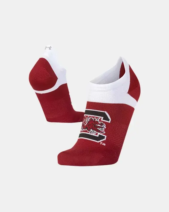 Under Armour Unisex UA ArmourDry™ Sideline Collegiate No Show Socks. 1